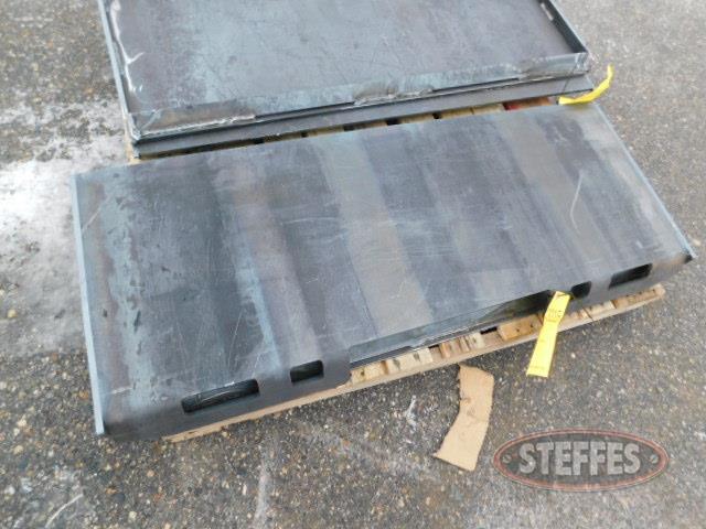 Solid weld-on quick tach plate, New, 